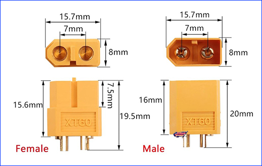 ���'�� XT60 Amass (M+F).