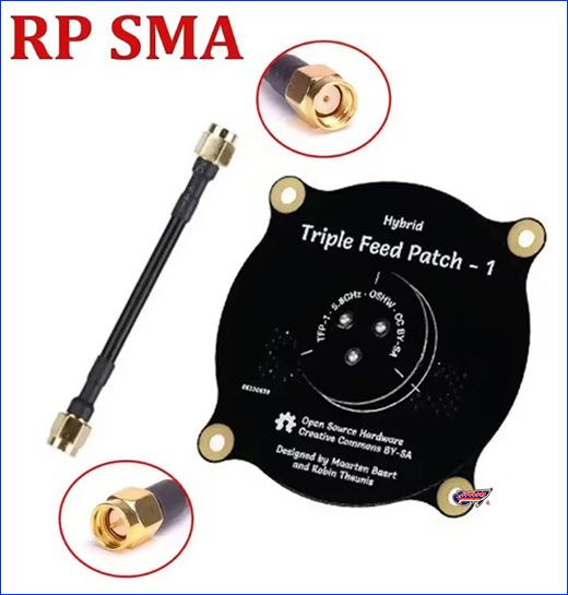 ������ Triple 5.8G, RP-SMA.