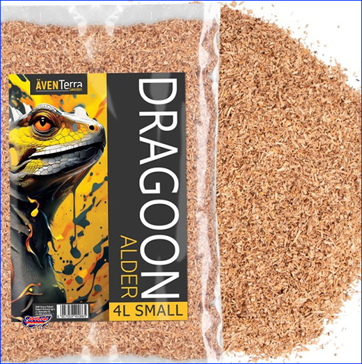 Підстилка з вільхи. Підстилка деревна, Aventerra DRAGOON Alder Small, 4 л.