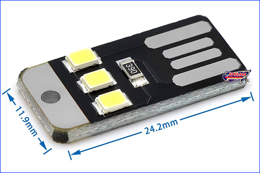 ������������ ���������� USB, AQUAXER LED, 6500K, 4 ��.