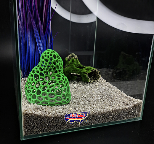 Скала для аквариума. Декорация AQUAXER, Frame 3D, Rock 11 см.