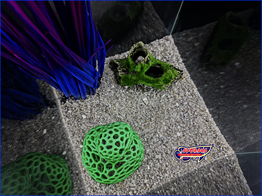 Декорация скала в аквариум. Декорация AQUAXER, Frame 3D, Rock 11 см.