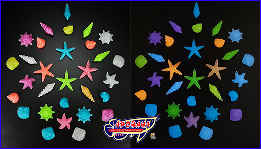  AQUAXER Acrylic Seashells MIX, 30 .