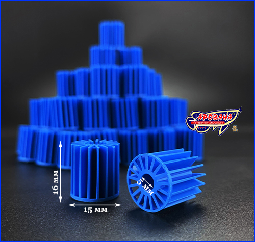 BioBall Pro Наполнитель для фильтров, биоцилиндры AQUAXER BioCylinder 16 mm, 100 шт.