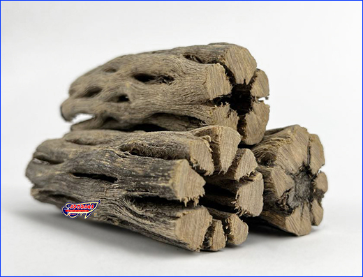 Кактус Чолла. Декорація AQUAXER, трубка з кактусу Cholla 7.5 см, 2.5-3.5 см.