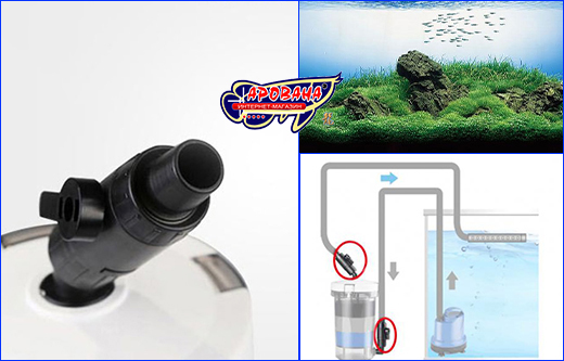 AQUAXER, двойной кран для фильтров, 16 мм. AQUAXER, двойной кран для фильтров, 16 мм.