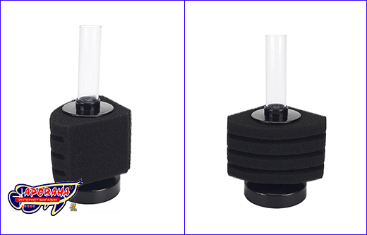 Угловой фильтр AQUAXER Filter Airlifting Corner Mini. Фильтр аэрлифтный, AQUAXER Filter Airlifting Corner Mini.