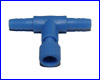 Краник винтовой, AQUAXER LEECOM (синий), для регулировки воздуха.