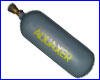CO2 баллон заправляемый, AQUAXER 5 л. CO2 баллон заправляемый, AQUAXER 5 л.