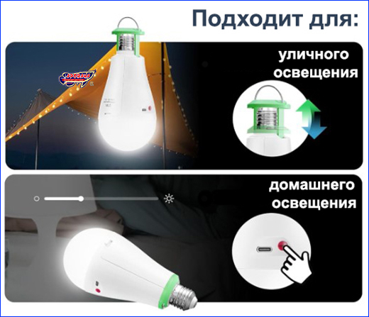 USB лампа 20 Вт. Светодиодная лампа USB, AQUAXER LED, 6500K, 1 Вт.