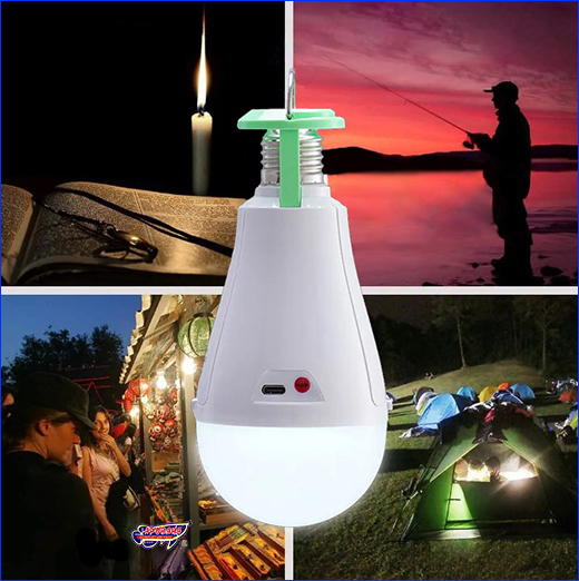Перезаряжаемая лампа. Светодиодная лампа, AQUAXER LED, BL-801, 20 Вт, на аккумуляторе.