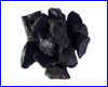 Грунт AQUAXER базальт чёрный, колотый 20-40 мм, 1 кг.