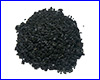 Грунт базальт чёрный, колотый   2-5 мм, 1 кг.