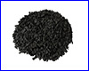 Грунт базальт чёрный, колотый   5-8 мм, 1 кг.