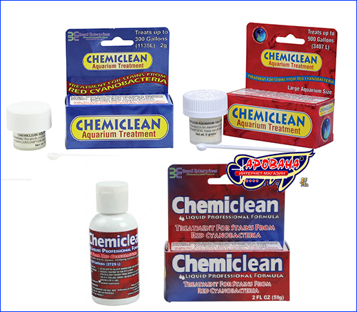 Препараты Boyd Enterprises Chemiclean от цианобактерий в морском аквариуме. Новинка! Препараты Chemiclean от цианобактерий.