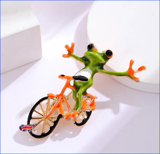  , Frog on bicycle, 34.5 .