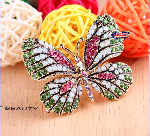  , Butterfly green-white, 4.53.5 .
