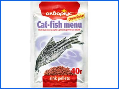 Корм Аквариус, Cat-Fish Menu - Sink Pellets 40 г. Корм Аквариус, Cat-Fish Menu - Sink Pellets 40 г.