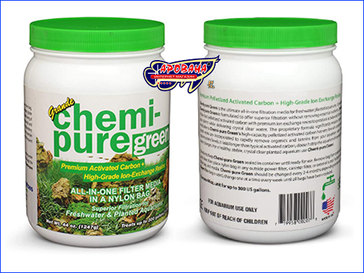 Банка химического наполнителя Chemi Pure Green, 1247 г. Наполнитель для фильтров, Boyd Enterprises Chemi Pure Green, 1247 г.