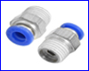 Фитинг, Pneumatic 6 мм / G1/4" (наружная резьба). Фитинг, Pneumatic 6 мм / G1/4" (наружная резьба).