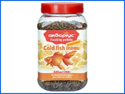 Корм Аквариус, Gold Fish Menu - Floating Pellets 200 г. Корм Аквариус, Gold Fish Menu - Floating Pellets 200 г.
