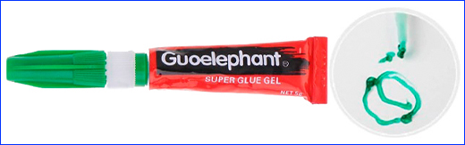 Зелёный аквариумный клей Guoelephant. Клей Guoelephant, зелёный, 5 г.