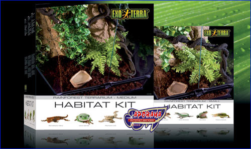    Exo Terra Habitat Kit Rainforest  «»    ,   ,    .