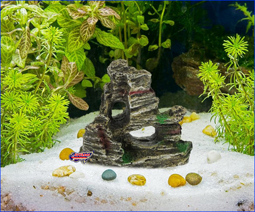 Скала для аквариума. Декорация HOBBY, Rock Cave, 10 см.