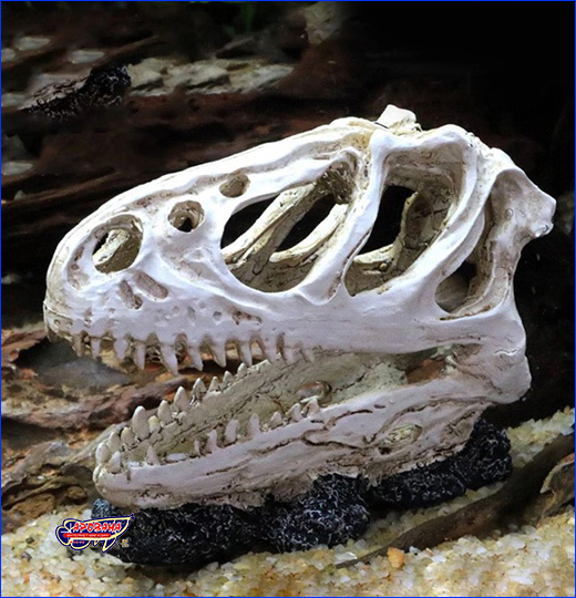 Декоративные элементы для аквариума. Декорация HOBBY, Tyrannosaurus Rex, 14 см.