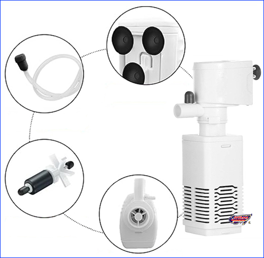 Фільтр Jingye Tiny Filter 400. Фільтр внутрішній, Jingye Tiny Filter 400.