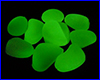 Камешки AQUAXER, Glowing Stone Green/Green.