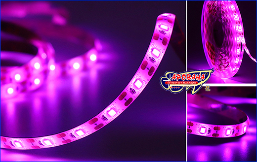 Фито лента для аквариумных растений. LED лента, SMD 2835, Grow, фитолента.