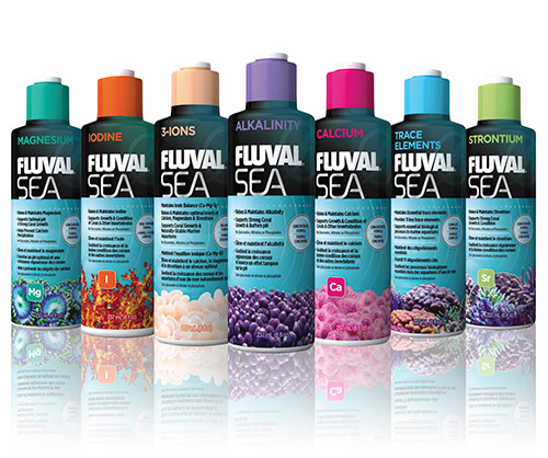 Линейка жидких добавок для морского аквариума Fluval SEA.