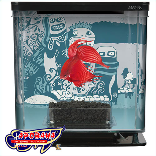 Hagen Marina Betta Kit Wild Thing - миниатюрный аквариум для петушка.