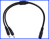 Роз'єм DC Power, дільник Female х 2 Male (5.5x2.1mm). Роз'єм DC Power, дільник Female х 2 Male (5.5x2.1mm).