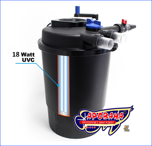 SunSun CPF-16000-UV, ультрафиолетовая очистка прудового фильтра SunSun CPF-16000-UV, ультрафиолетовая очистка прудового фильтра