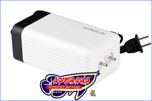 SunSun CT-402, двухканальный компрессор для аквариума SunSun CT-402, двухканальный компрессор для аквариума