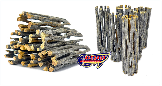 Трубки кактуса Cholla Декорация AQUAXER, трубки из кактуса чолла