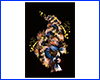 Картина Betta fish, 40х59.3 см, петушок королевский мультиколор.