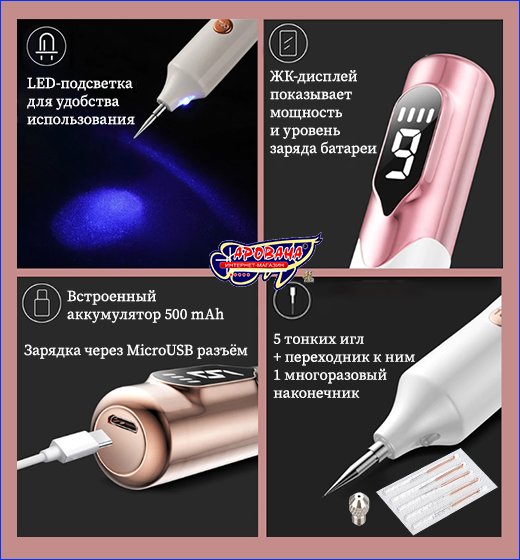 Электрокоагулятор портативный косметологический плазменный. Коагулятор плазменный, Plasma Pen.