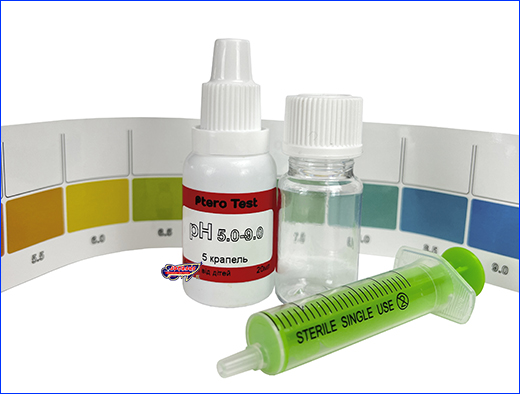 pH , Ptero  pH 5.0-9.0.