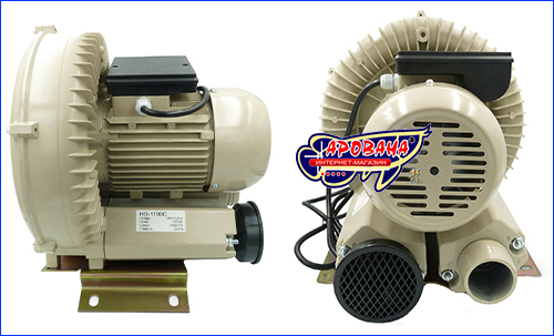 Воздушный прудовой компрессор SunSun HG-1100. Компрессор SunSun HG-1100C, 2350 л/мин.