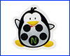 Детский термометр-наклейка «Пингвин».