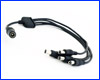 Роз'єм DC Power, дільник Female х 4 Male (5.5x2.1mm). Роз'єм DC Power, дільник Female х 4 Male (5.5x2.1mm).