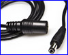 Роз'єм DC Power, подовжувач Female х Male (5.5x2.1mm), 1 м. Роз'єм DC Power, подовжувач Female х Male (5.5x2.1mm), 1 м.