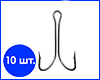 Гачок подвійний №1/0, Корея, 10 шт. Гачок подвійний №1/0, Корея, 10 шт.