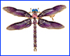 Брошка бабка, Dragonfly Purple, 4.6х3.3 см. Брошка бабка, Dragonfly Purple, 4.6х3.3 см.