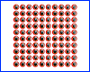     10 , Holographic Red, 100 .