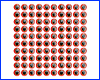     12 , Holographic Red, 100 .