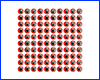      8 , Holographic Red, 100 .
